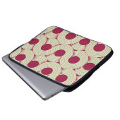 Moebius Streifen: Unendlicher rot-grüner Tile Laptopschutzhülle (Vorne Knopf)