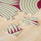 Moebius Streifen: Unendlicher rot-grüner Tile Puzzle (Seite)