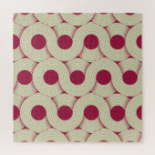 Moebius Streifen: Unendlicher rot-grüner Tile Puzzle (Vertikal)