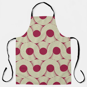 Moebius Streifen: Unendlicher rot-grüner Tile Schürze