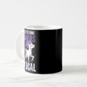 Moebius-Syndrom Krieger Unicorn Mobius Geacial Par Kaffeetasse (Vorderseite Links)