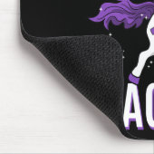 Moebius-Syndrom Krieger Unicorn Mobius Geacial Par Mousepad (Ecke)