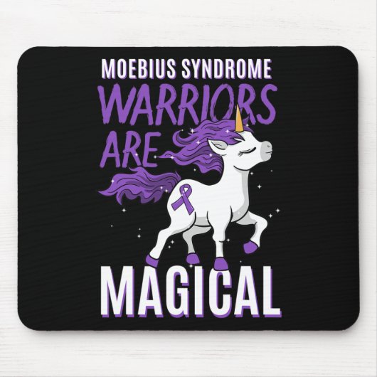 Moebius-Syndrom Krieger Unicorn Mobius Geacial Par Mousepad (Vorne)