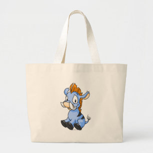 Moehog Blau Jumbo Stoffbeutel