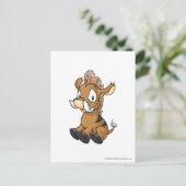 Moehog Brown Postkarte (Stehend Vorderseite)