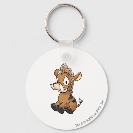 Moehog Brown Schlüsselanhänger (Vorderseite)