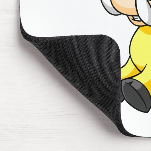 Moehog Gelb Mousepad (Ecke)