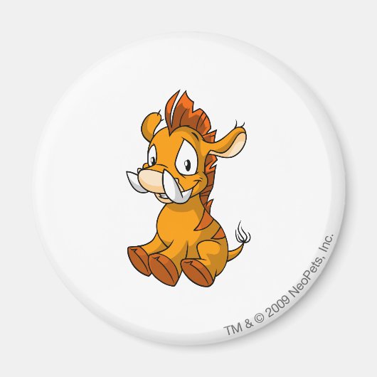 Moehog Orange Magnet (Vorne)