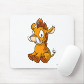 Moehog Orange Mousepad (Mit Mouse)