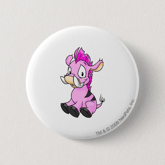 Moehog Rosa Button (Vorderseite)