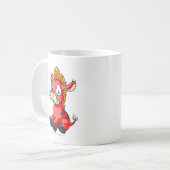 Moehog Rot Kaffeetasse (Vorderseite Links)