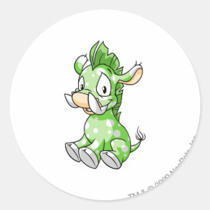 Moehog Speckled Runder Aufkleber