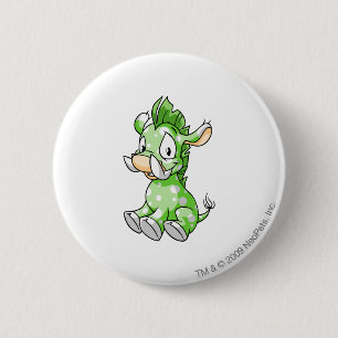 Moehog sprenkelte button