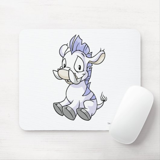 Moehog Weiß Mousepad (Mit Mouse)