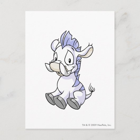 Moehog White Postkarte (Vorderseite)