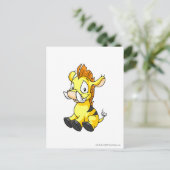 Moehog Yellow Postkarte (Stehend Vorderseite)