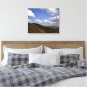 Moel y Gamelin Llangollen Wales Postcard Poster Fa Leinwanddruck (Insitu (Schlafzimmer))