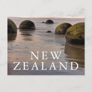 Moeraki Boulders on Beach Postkarte