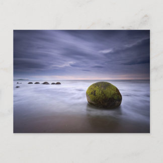 Moeraki Boulders Sunrise Seascape Postkarte