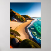 Moeraki - Leinwand Art Print Poster (Vorne)