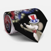 Moe's 4. Juli Feuerwerk Krawatte (Gerollt)