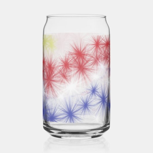 Moe's Feuerwerk Feier Trinkbehälter Set Stemless Dosenglas (Rückseite)