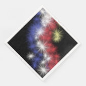 Moe's Feuerwerk Papier Napkin Serviette (Ecke)
