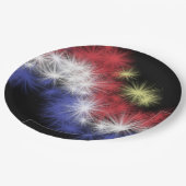 Moe's Fireworks Paper Plate Pappteller (Schrägansicht)