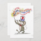 Moe's Happy 4. Juli Einladung (Vorne/Hinten)