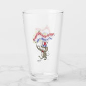 Moe's Happy 4. Juli Glass Cup Glas (Rückseite)