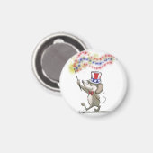 Moe's Happy 4. Juli Magnet (Vorderseite/Rückseite)