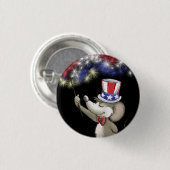 Moe's Happy 4. Juli Night Celebration Portrait Button (Vorne & Hinten)