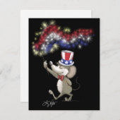 Moe's Happy 4. Juli Night Einladungen (Vorne/Hinten)