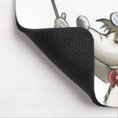 Moe's Happy 4. Juli Portrait Mousepad (Ecke)