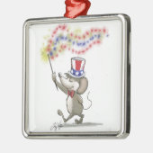 Moe's Happy 4. Juli Premium Square Ornament (Links)