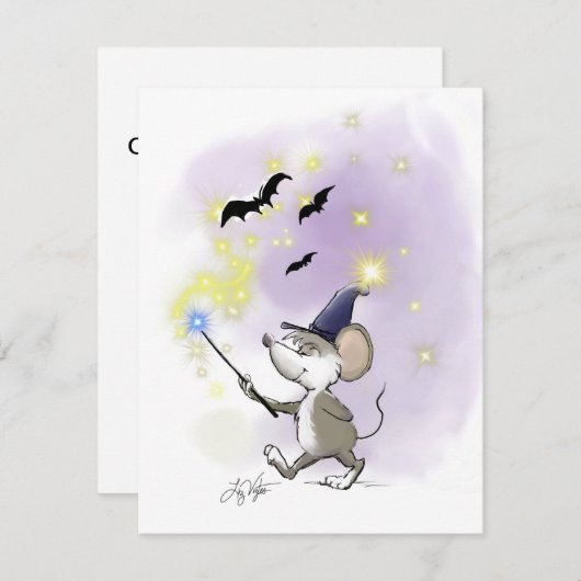 Moe's Happy Halloween Einladung (Vorne/Hinten)