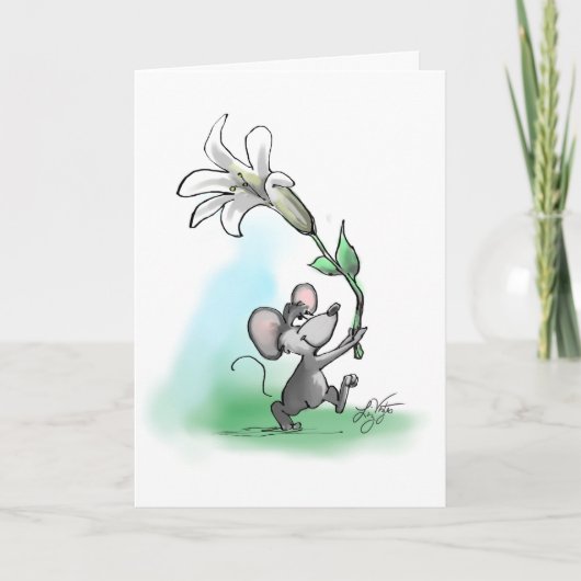 Moe's Osterlily Karte (Vorderseite)