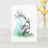 Moe's Osterlily Karte (Gelbe Blume)