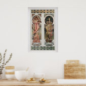 Moet Chandon von Alphonse Mucha Vintage Poster (Küche)