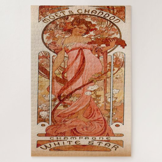 Moët & Chandon White Star: Eine Art Nouveau Editio Puzzle (Vertikal)