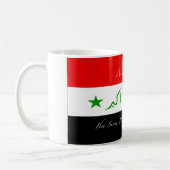 Moeyed Tasse - alte der Irak-Flagge (Links)