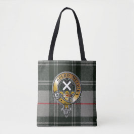 Moffat Tartan & Abzeichen Tasche