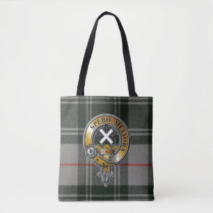Moffat Tartan & Abzeichen Tasche