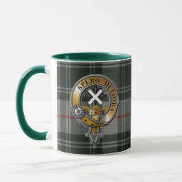 Moffat Tartan & Abzeichen Tasse