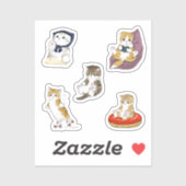 Mofu Sand Aufkleber (Blatt)