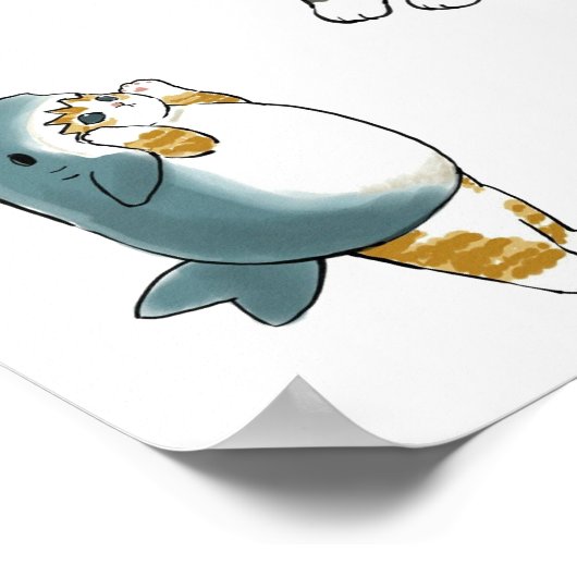 Mofu Sand Poster (Ecke)