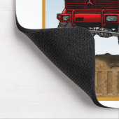 Mog2_red Mousepad (Ecke)