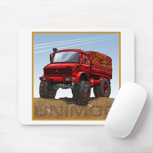 Mog2_red Mousepad (Mit Mouse)
