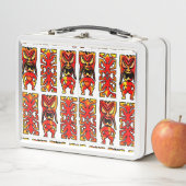 Mog Mog Tiki Warrior Lunch Box (Beispiel)