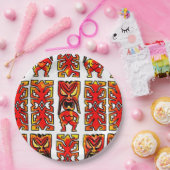 Mog Mog Warrior Tiki Pappteller (Party)